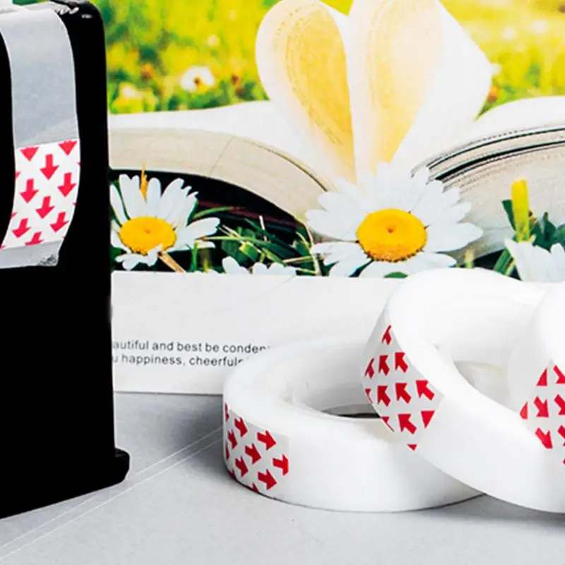 8Roll 1.8mmx25M Transparent Stationery Invisible Tape All-Purpose Clear Glossy Tape For Home School Dispenser Refill Rolls