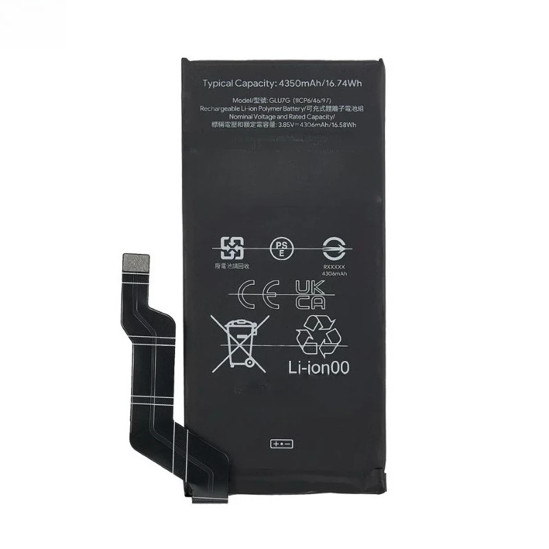 3.8V 4350MAH Rechargeable Battery GLUG7 for Google Pixel 6A Mobile Phone A Durable Large-capacity