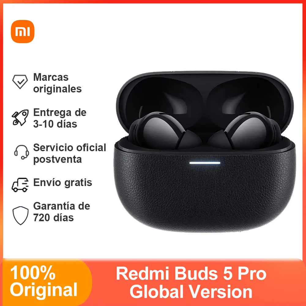 Xiaomi Redmi Buds 5 Pro Bluetooth Earphone, AI Noise Cancelling for Calls 3 Microphone,Touch control, BT5.3 Wireless Earphone