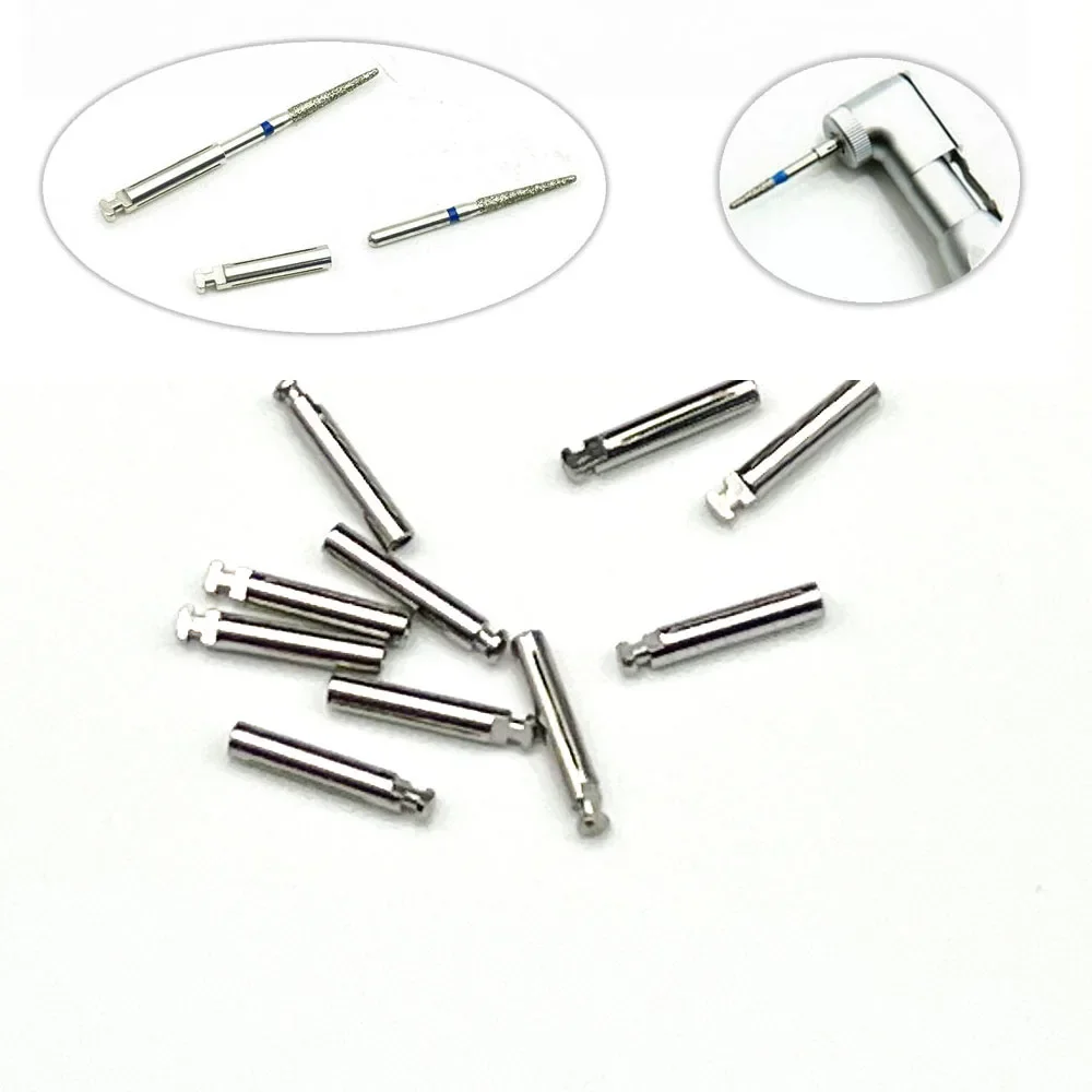 10pcs Dental Tools FG-RA Dental Burs Adaptor from 1.6mm to 2.35mm Dental Burs Adapter Convertor