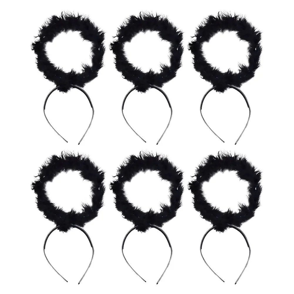6 stuks engel hoofddeksels halo haaraccessoires gemakkelijk te gebruiken comfortabele slijtage festival feest hoofdtooi voor kinderen kostuum rollenspel