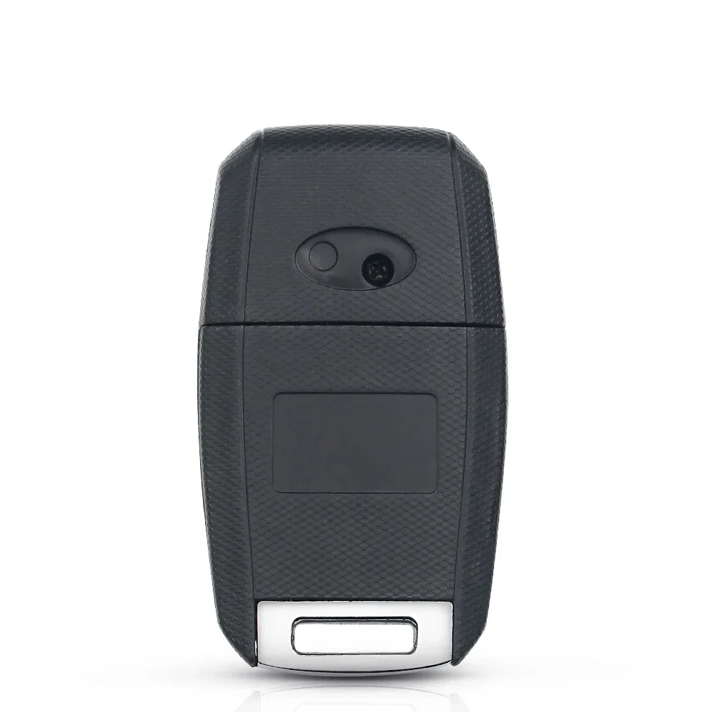 Dandkey 10 peças 2/3/4bt flip remoto chave do carro carcaça para kia carens ceed rio sportage optima sorento cerato soul forte seltos