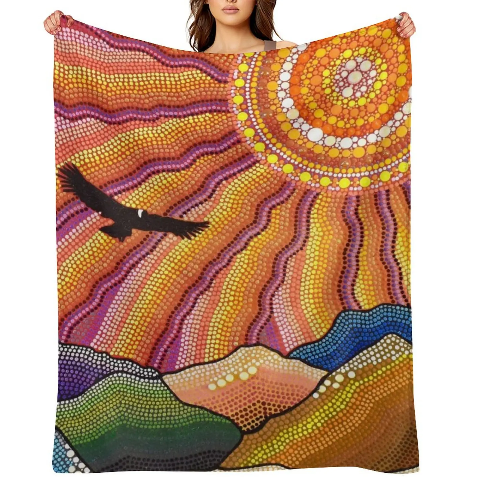 

Flight of the Condor Throw Blanket Soft Big Nap Thin Luxury Thicken Blankets