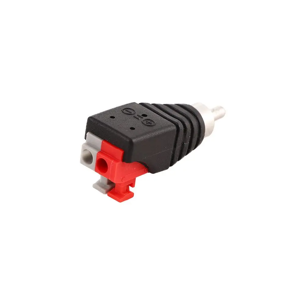 Video Signals Adapter Jack RCA Jack Speaker Wire Connector Adapter RCA Connector Press Terminal A/V Adapter