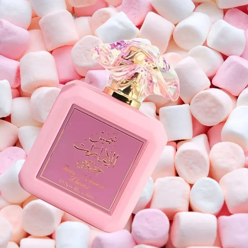 Ard Al Zaafaran 3.4 Oz Original Arab Perfumes Shams Al Emarat Pink Blush Perfume for Women 100 ML Pheromone Eau de Parfum Makeup