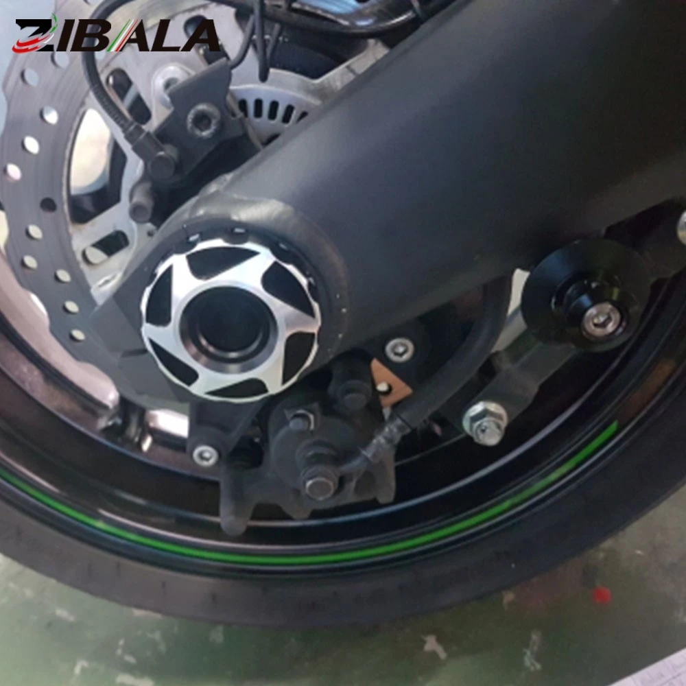 CNC Frame Hole Cover Rear Wheel Fork Decoration Bracket Protector For Kawasaki Z1000 Z1000SX Ninja 1000 2010-2016 Fairing Bolts