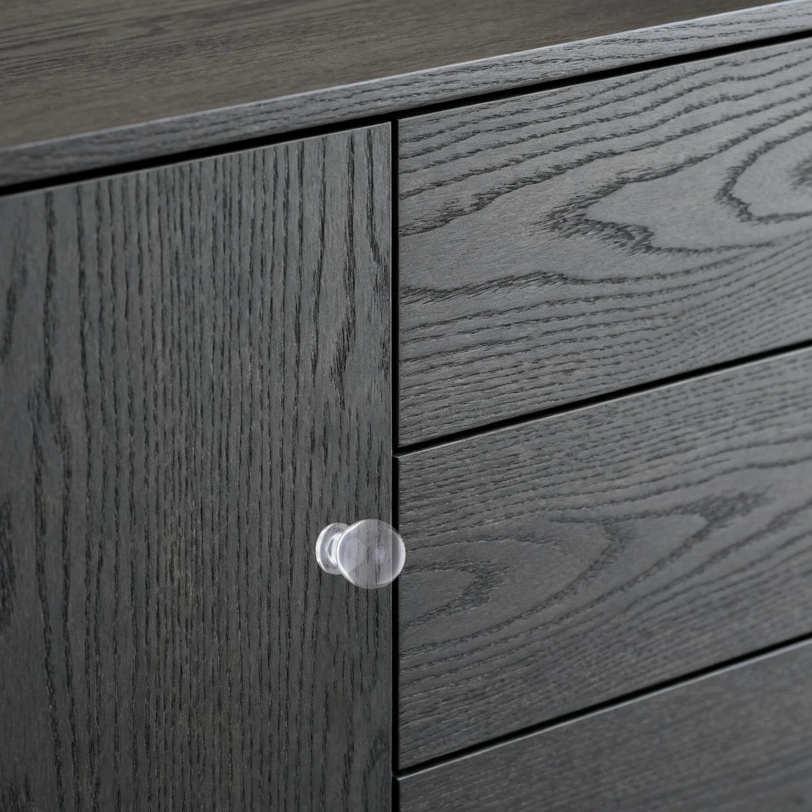 

12Pcs Modern Clear Acrylic Spherical Drawer Pulls Decorative Furniture Hardware for Kitchen Cabinets Bedroom Wardrobes