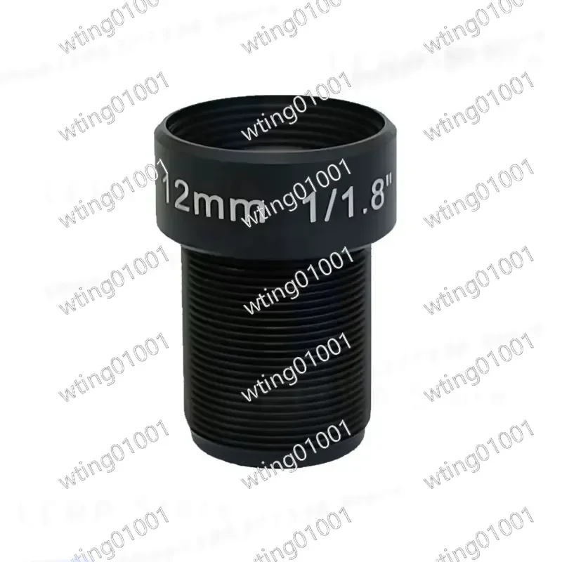 4K Ultra HD 12MP M12 Mount Lens All Metal Body Glass Optical for CCTV Security Industrial Machine Vision Camera 35mm 50mm