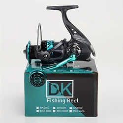 Fishing Spinning Reel Metal Spool 5.2:1Ball Bearings Carp Fishing Reel DK1000-7000 Metal Line Cup Sea Tackle