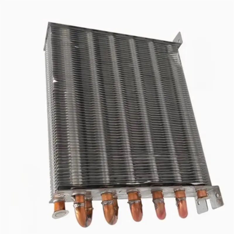 Y17A Copper Tube Condenser Coil Freezer Air/Water-Cooled Heat Exchanger Aluminum Sink Fin Radiator System