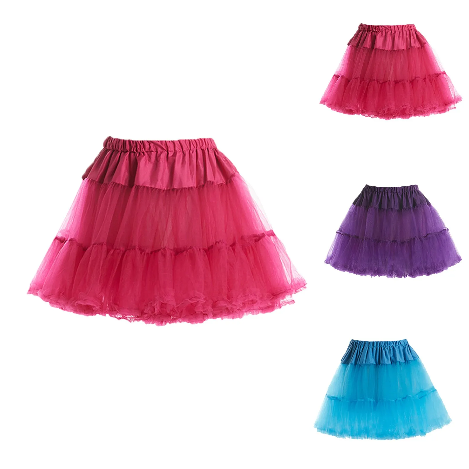 New Women Carnival Cloud Soft Skirt Stay Tutu Skirt Adult Dress A-Line Mini Skirt Cloud Soft Stay Tutu Skirt Faldas Para Mujer