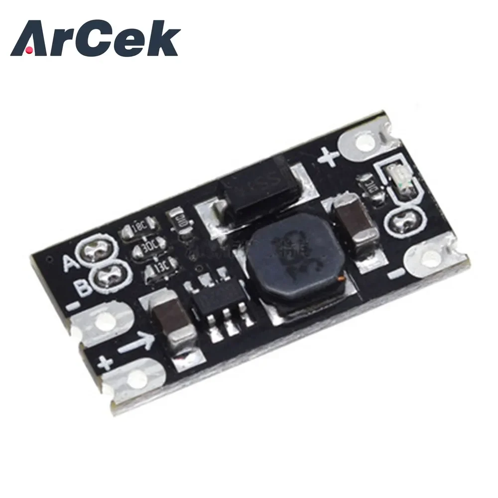 1.5A Multi-function Mini Boost Module Step Up Board 5V 8V 9V 12V LED Indicator Diy Voltage Module 3.7V Lithium Battery Boost