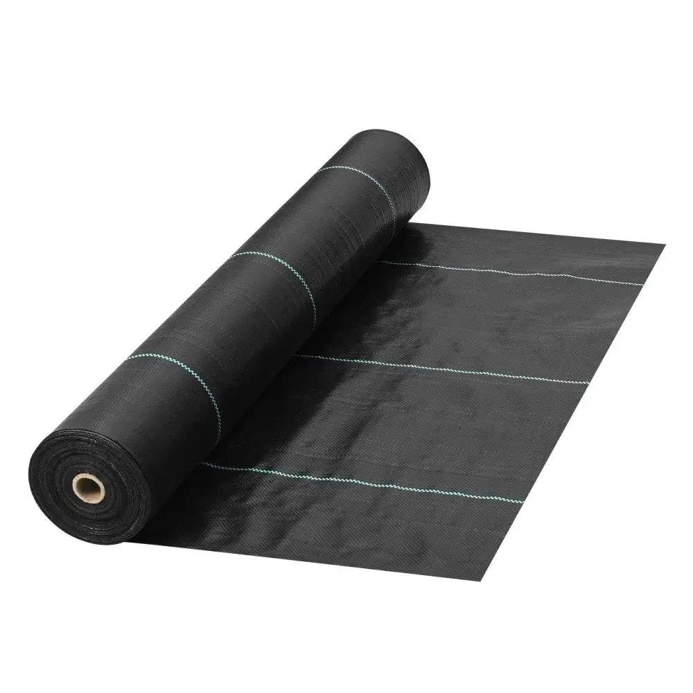 

Heavy Duty for garden Weed Barrier Fabric 5.8 OZ 4FT x 100FT Weed Block Control Landscape Fabric Woven Geotextile for Gardening