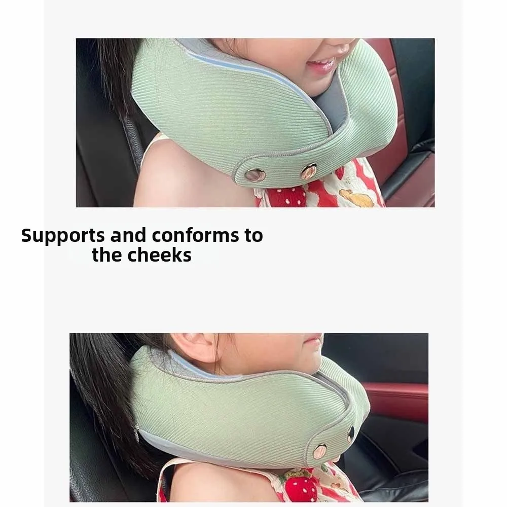 Portable Neck Pillow Multi-functional Comfort Support U Shape Pillow Soft Material U-shaped Design Nap Pillow Airplane Travel