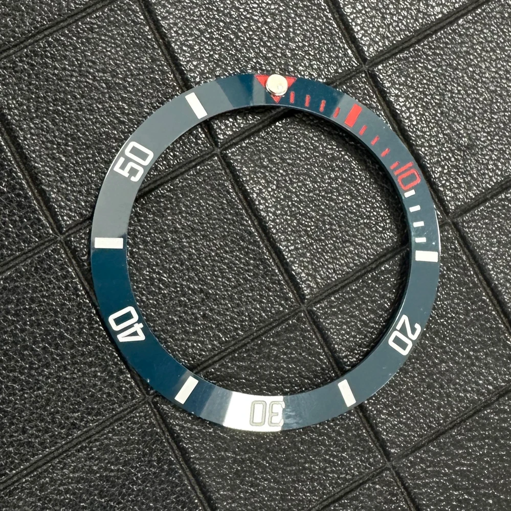 38mmx30.5mm Ceramic Watch Bezel Insert For Mod SUB Bezel Fits 40mm Men's Watch Face Watchens Ring Replace Accessories