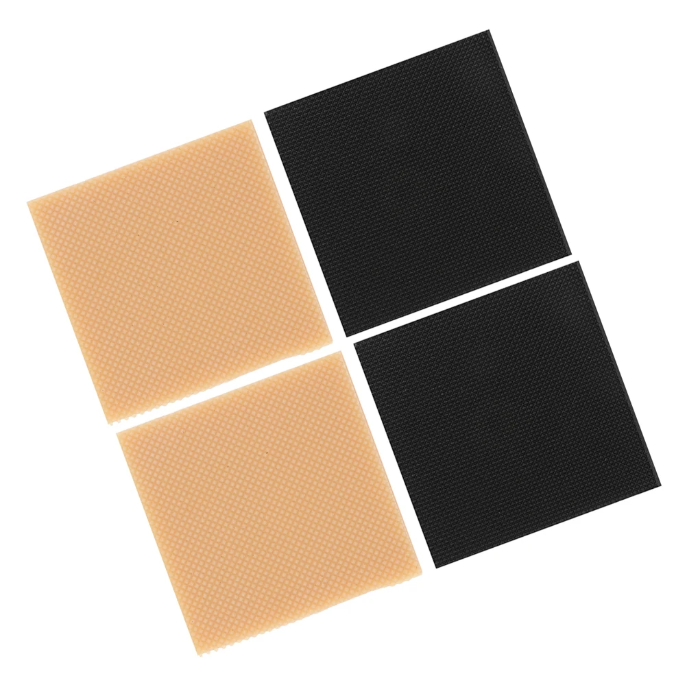

4pcs Sole Repair Patch High Heel Pads Non-slip Rubber Grips Wear-resistant Silent Heel Replacement Shoe Mute Pads Sole