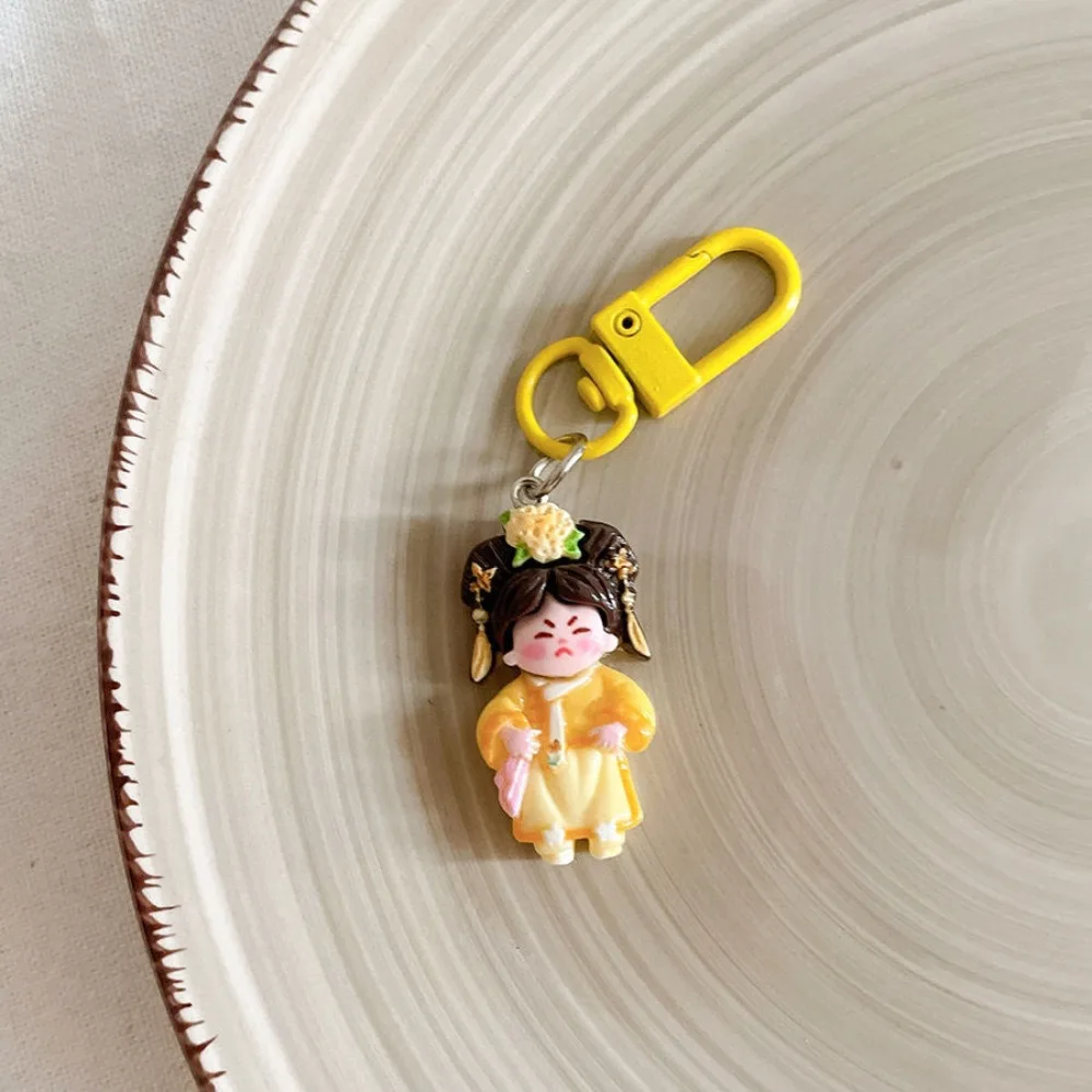 

Bag Pendant Cartoon Keychain Ancient Style Hanging Chain Tang Dynasty Princess Key Chains Chinese Style Backpack Charms