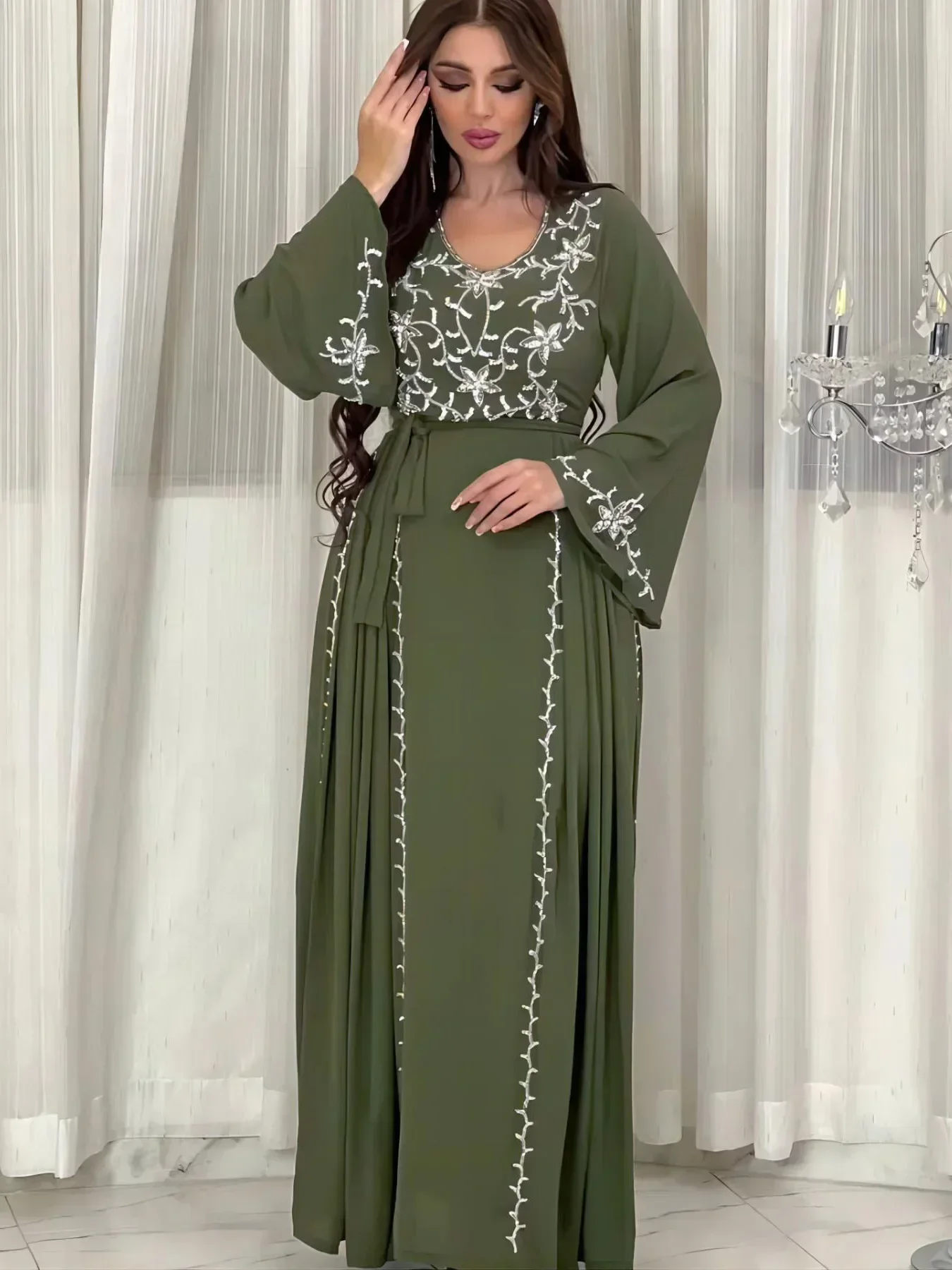 Eid Muslim Abaya for Women Carnival Party Dresses Jalabiya Ramadan Kaftan Islam Morocco Dubai Abayas Vestidos Arab Long Robe