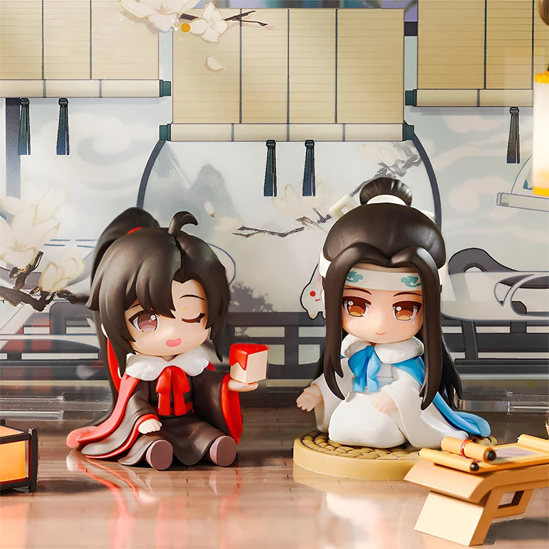 

Grandmaster of Demonic Cultivation Action Figure Wei Wuxian Lan Wangji Q Anime Figurine Modao Zushi Statue Model Home Decor Toys