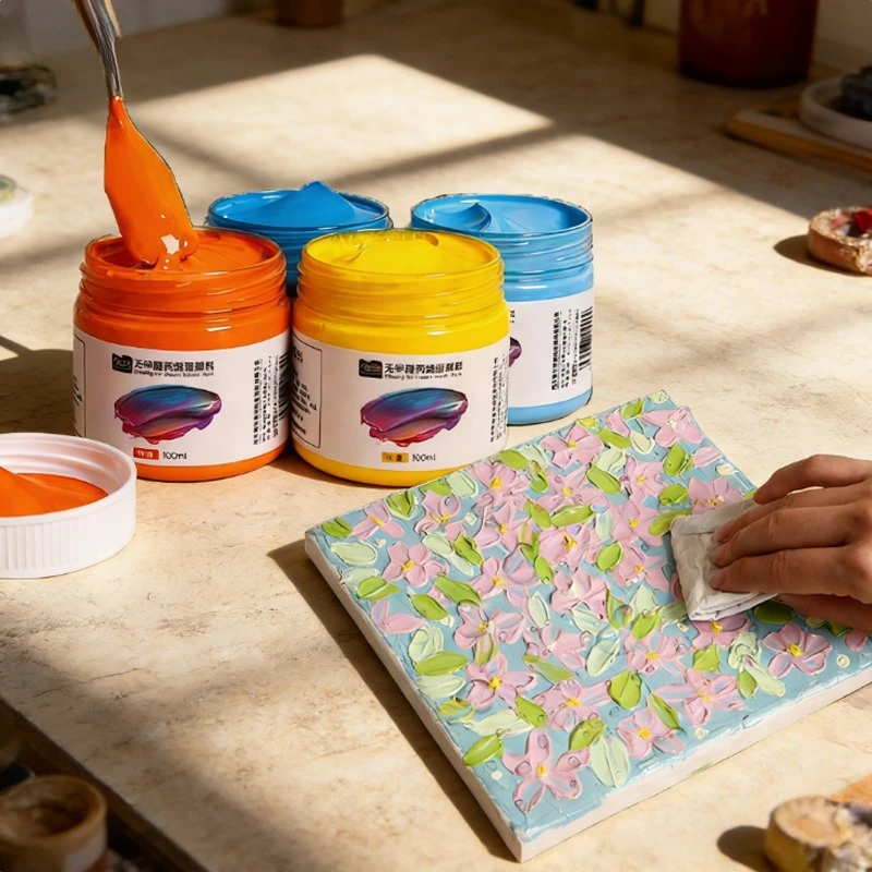 

100/300/500ml Acrylic Paint Waterproof Sun-proof Not Easy To Fade for Hand-painted Graffiti Street Art DIY Creation