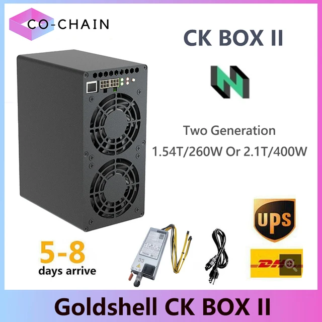 Goldshell CK-BOX ASIC Miner 暗号資産 マイニング Goldshell CK Box (1.05Th/s) Realtime Profit, Specs & Cost