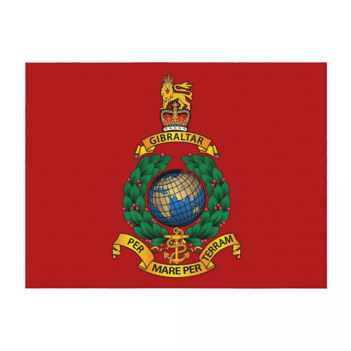 

ROYAL MARINES Throw Blanket Baby Soft Plaid Designers Luxury St Blankets