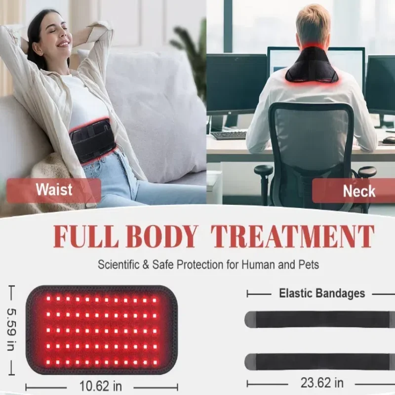 

Premium LED Therapy Mat 660nm 850nm EMF Free Design for Sensitive Users