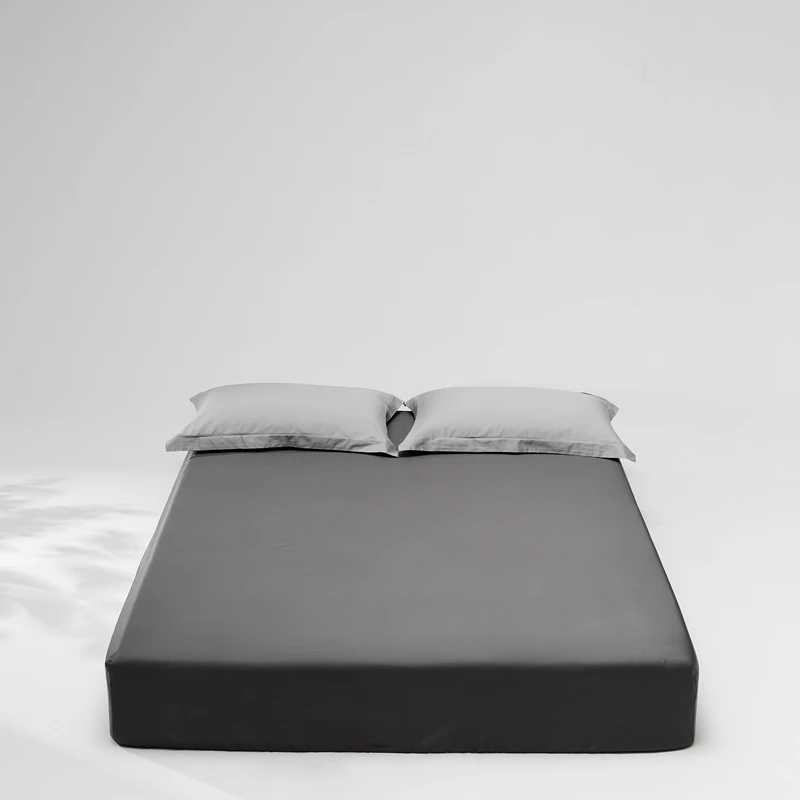 Sábana de cama de algodón egipcio 100% de lujo para Hotel y hogar, Funda de colchón cómoda y transpirable con banda elástica, 1000 hilos