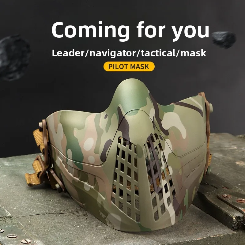 WOSPORTFactory المبيعات المباشرة قناع الملاح ثنائي الوضع عقال SystemM07 قناع الحماية التكتيكي التمويه