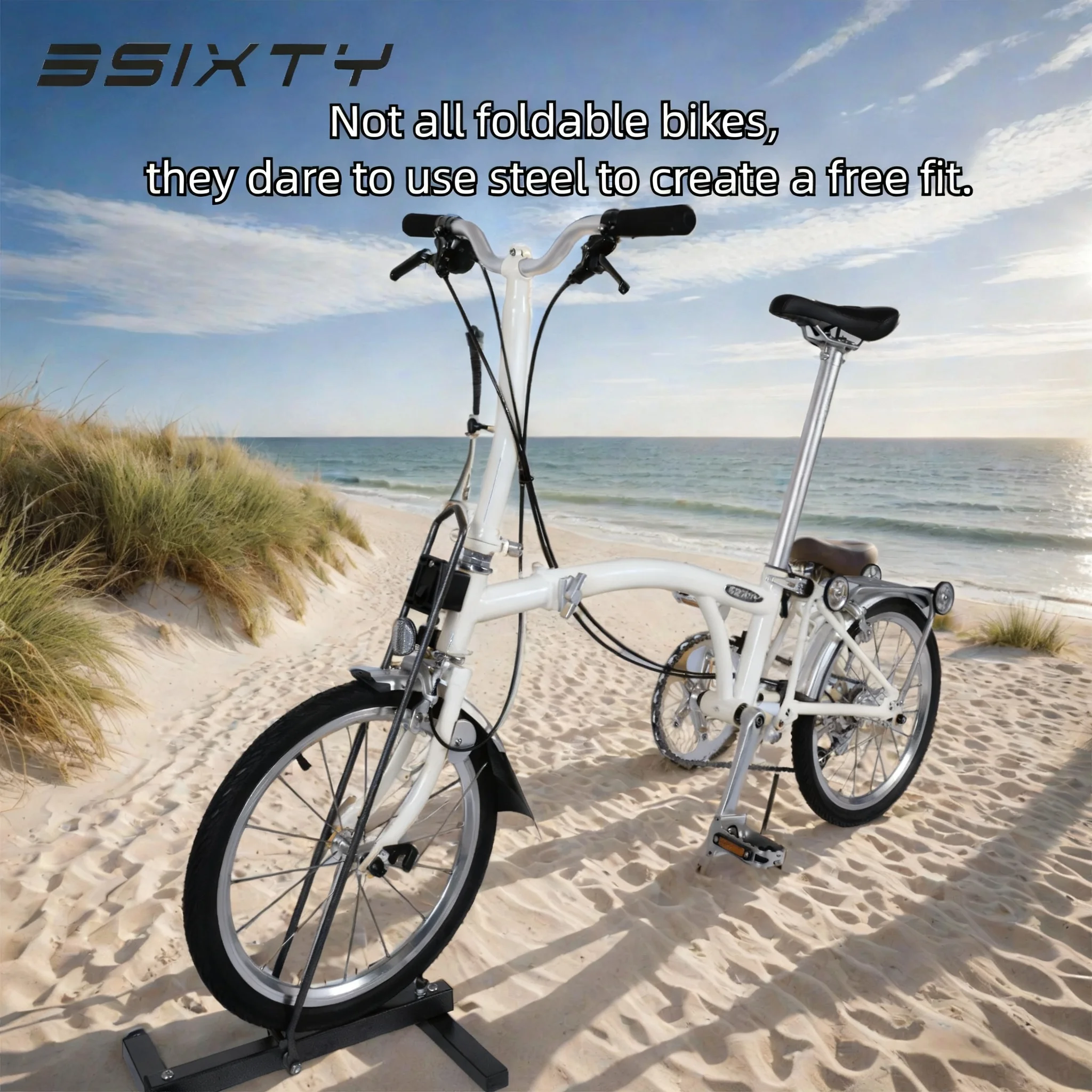 

3SIXTY Folding Bike16 Inch Foldable City Bike Fold Up Bikes for Adults S4 Fold Bicycle Lightweight Aluminium Alloy Foldable Bike