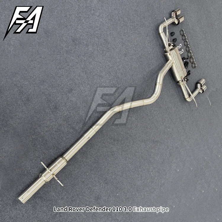 For  Defender Escape Exhaust System High Performance Cat Back Exhaust Pipe Electronic Valve Exhaust Muffler