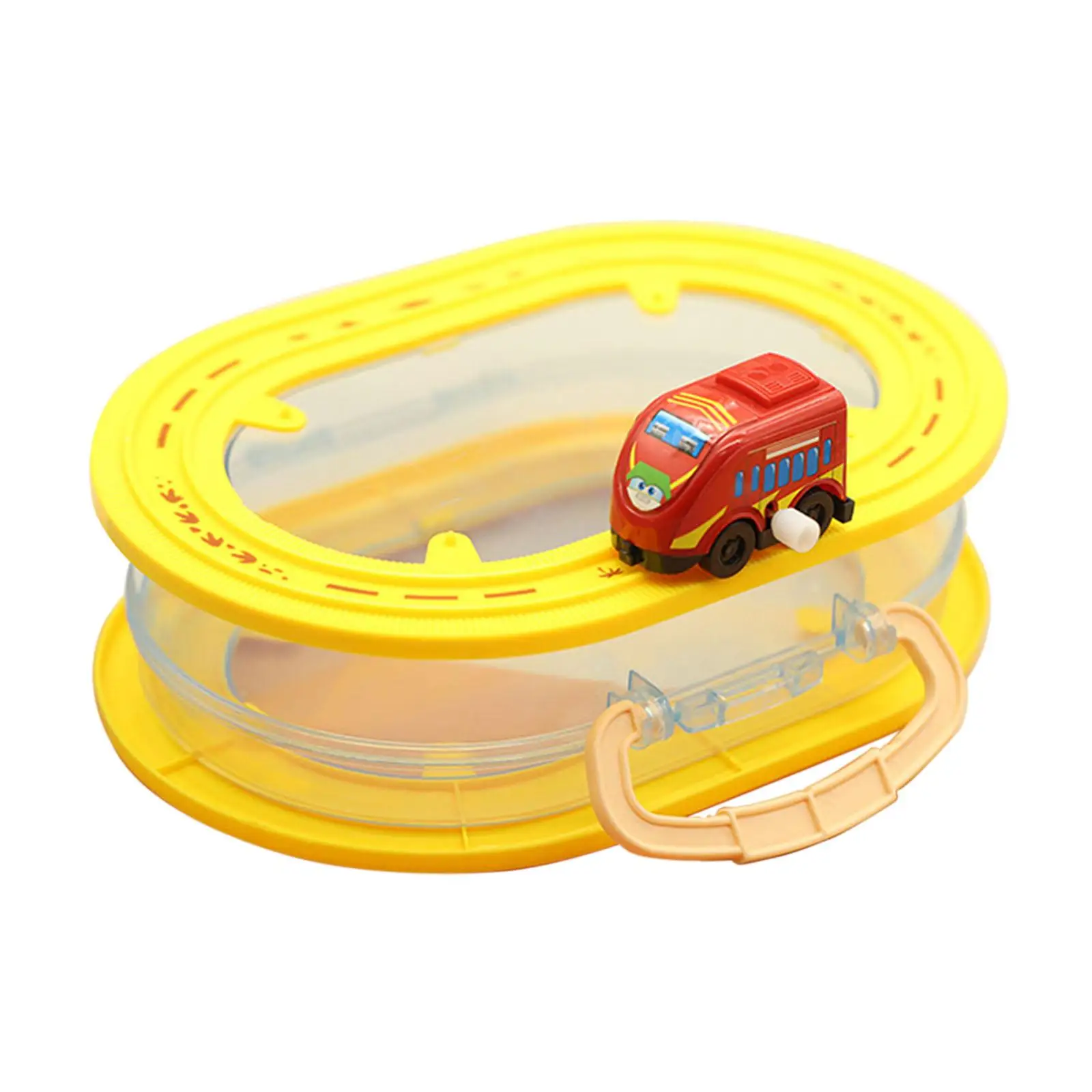 Rail Car Storage Box, Collectible Toy Storage Case, Lightweight, Portable, Play