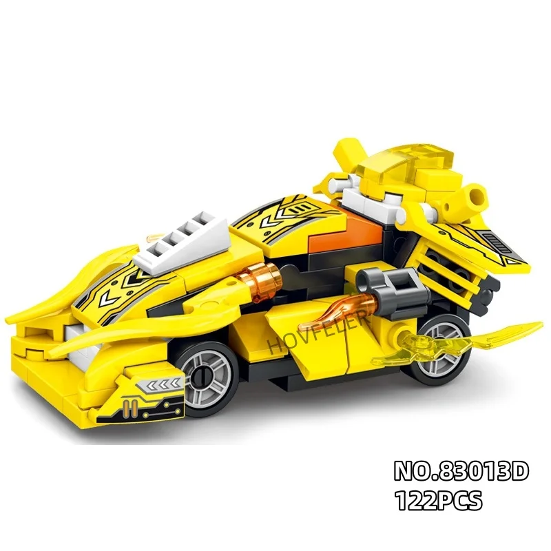 Coche Ninja, modelo de carrera de automóviles, bloques de construcción Legacys, temporada técnica 14, juguetes clásicos para niños, regalo para niños