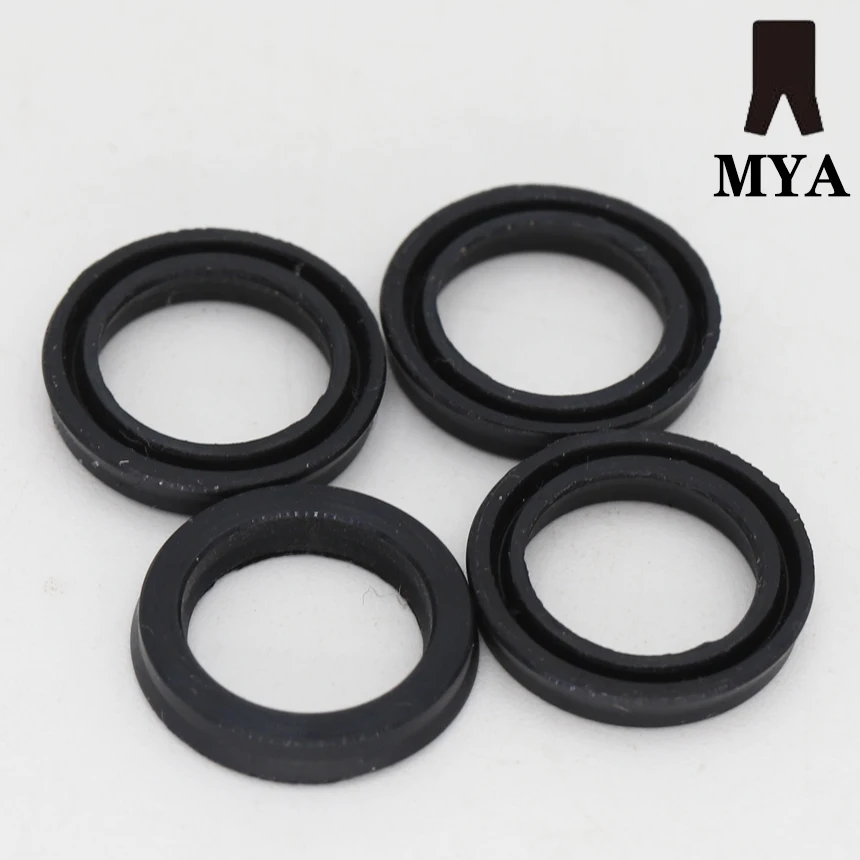 MYA 3-20mm NBR Rubber Air Valve Pneumatic Cylinder Piston Rod Shaft U/Y Grooved Lip Dustproof Sealing Flat Ring Gasket Oil Seal