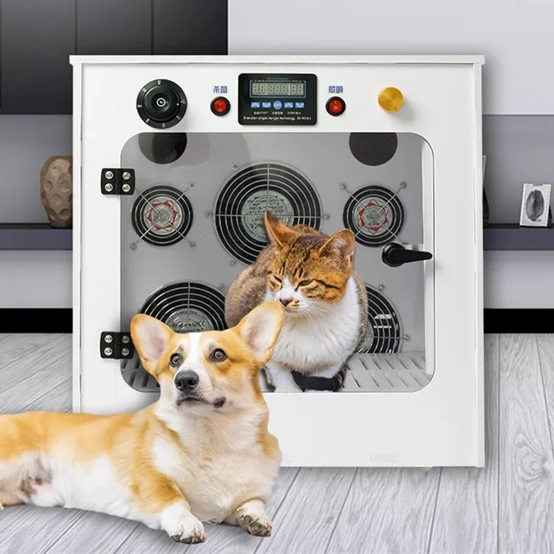 Household Dog Blower Dryer Box Cat Dry Room Professional Pet Drying Cabinet Small Silent Cat Grooming Bath Drying Box Products