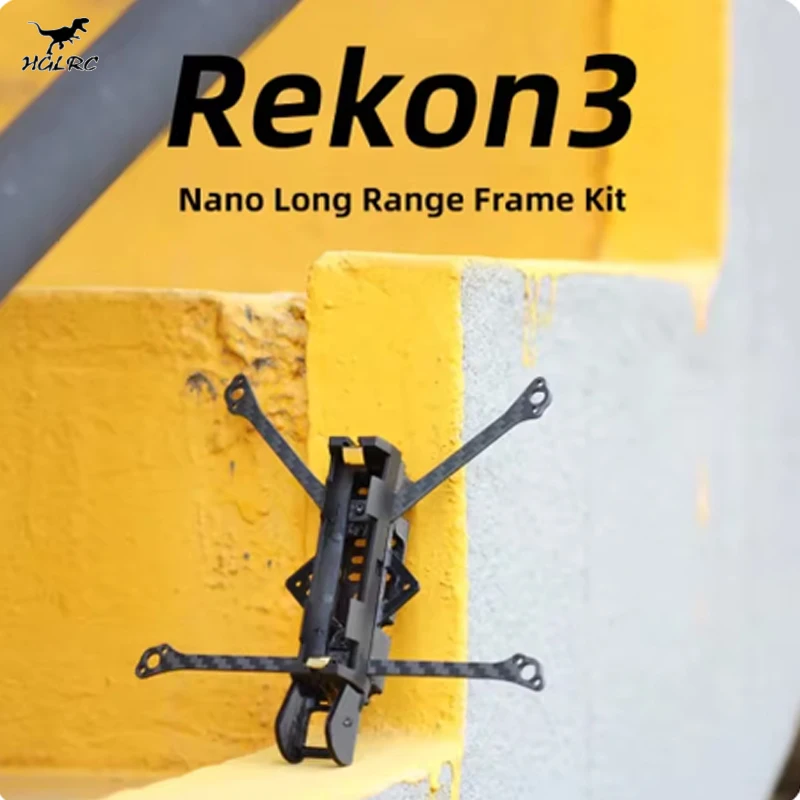 HGLRC Rekon 3 Nano Marco de largo alcance adecuado para RC FPV Quadcopter Freestyle Drone Accesorios