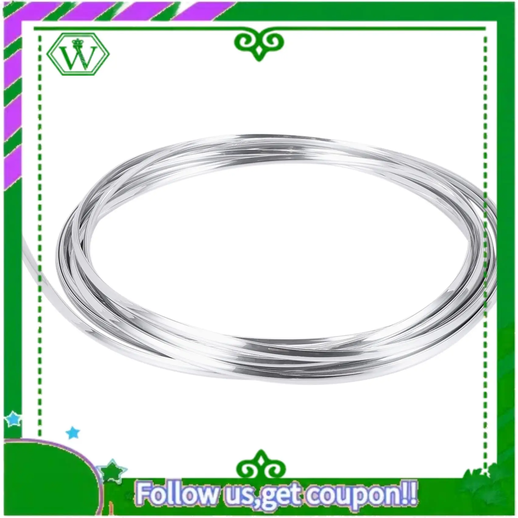 

AC34-20FT Chrome Moulding Trim Strip Car Door Edge Scratch Guard Protector Cover Silver