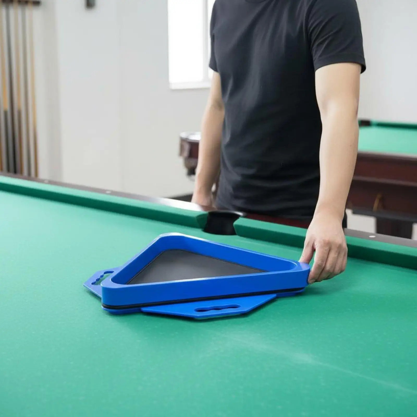 Pool Ball Triangle Holder Plastic Organizer Essential Billiards Accessory for Billiard Table Setup