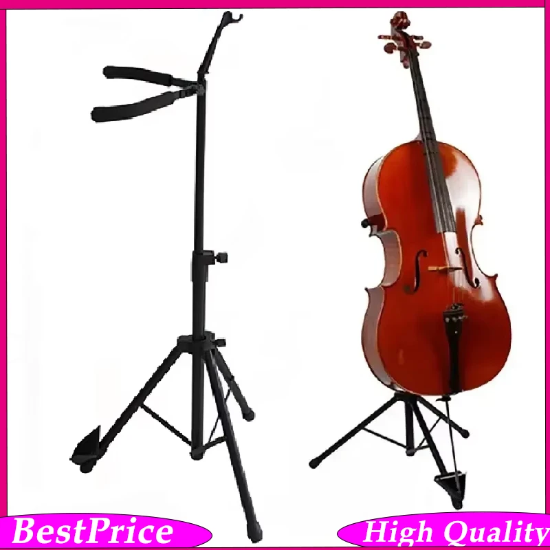 

Flange FL-14 Cello Metal Stand with 4 Legged Support Stand Cello Stand Hangable Bow String Instrument Parts Accessories