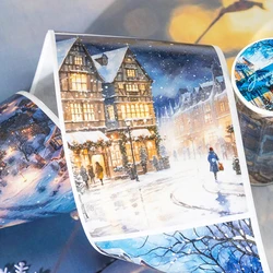 Mr. Paper, Travel Plan Series Washi Stickers Tape, Travel Landscape Decorate Washi Tape Student Hand Account Material Washi Tape