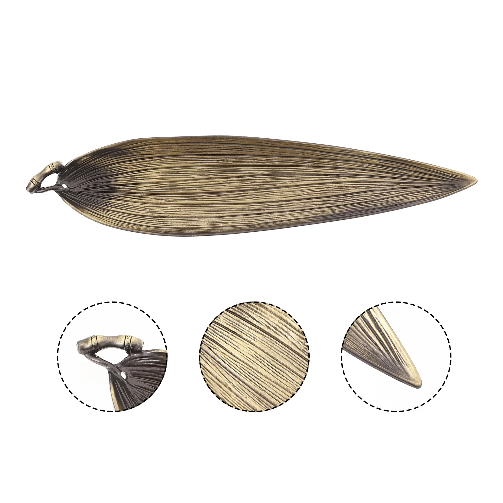 

1pcs Leaf Shaped Incense Holder Creative Home Decor Aroma Accessory For Bedroom Bathroom Yoga Room Decorative Burner Home