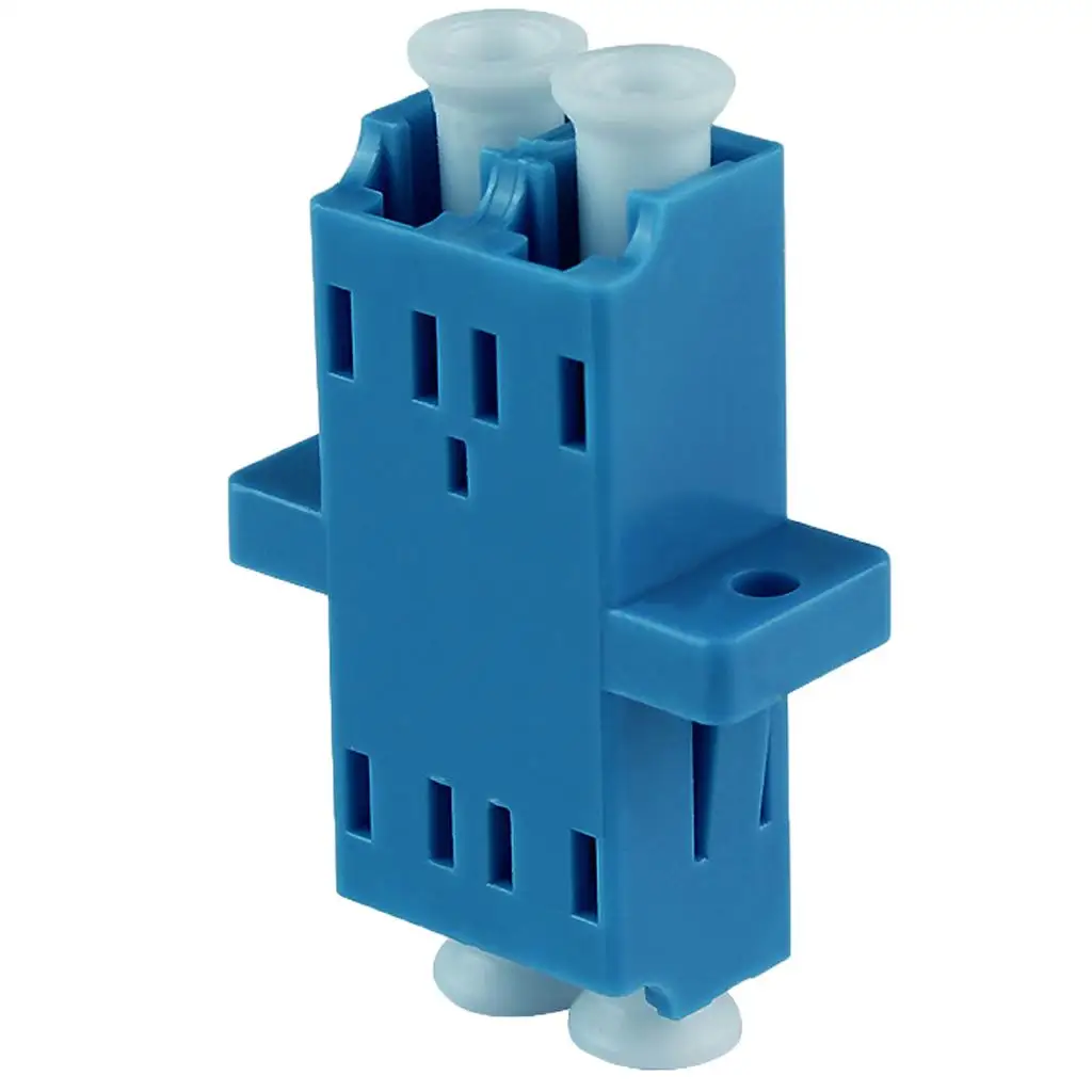 Optical LC Female Fiber Optic Adaptor Coupler Singlemode & Multimode Plastic