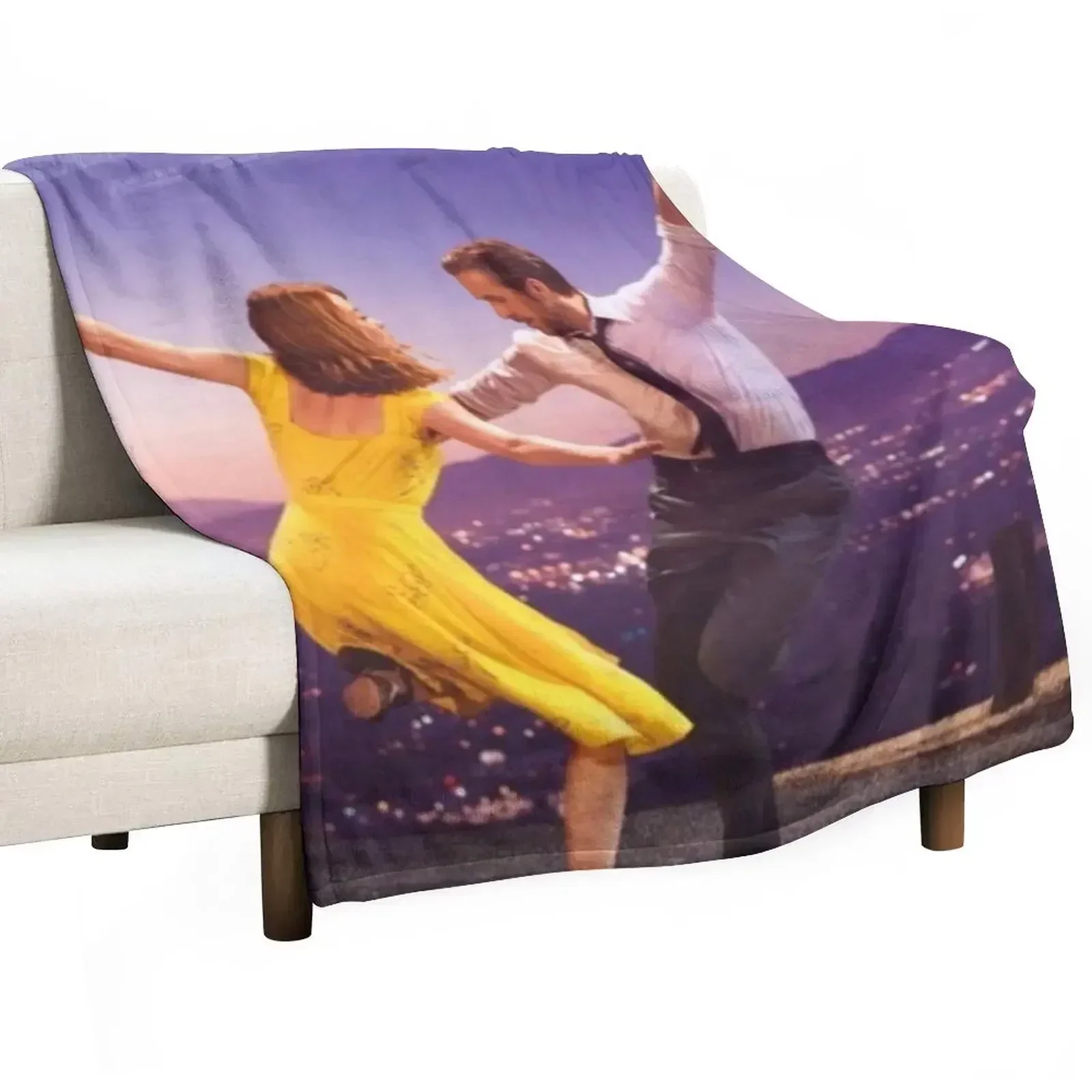 La La Land (2016) Throw Blanket Weighted Stuffeds decorative Heavy Quilt Luxury Designer Blankets