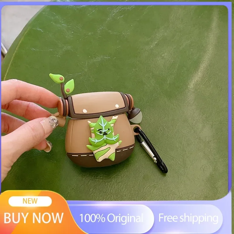 

Cartoon Zelda's Tears Yahaha Koroks Action Figures Airpods Case - Cute Earphone Bag Compatible with 1 2 3 pro Protective Cover