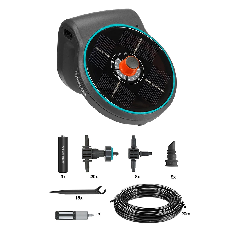 

Automatic flower watering Smart watering device Gardening Solar micro-drip irrigation set