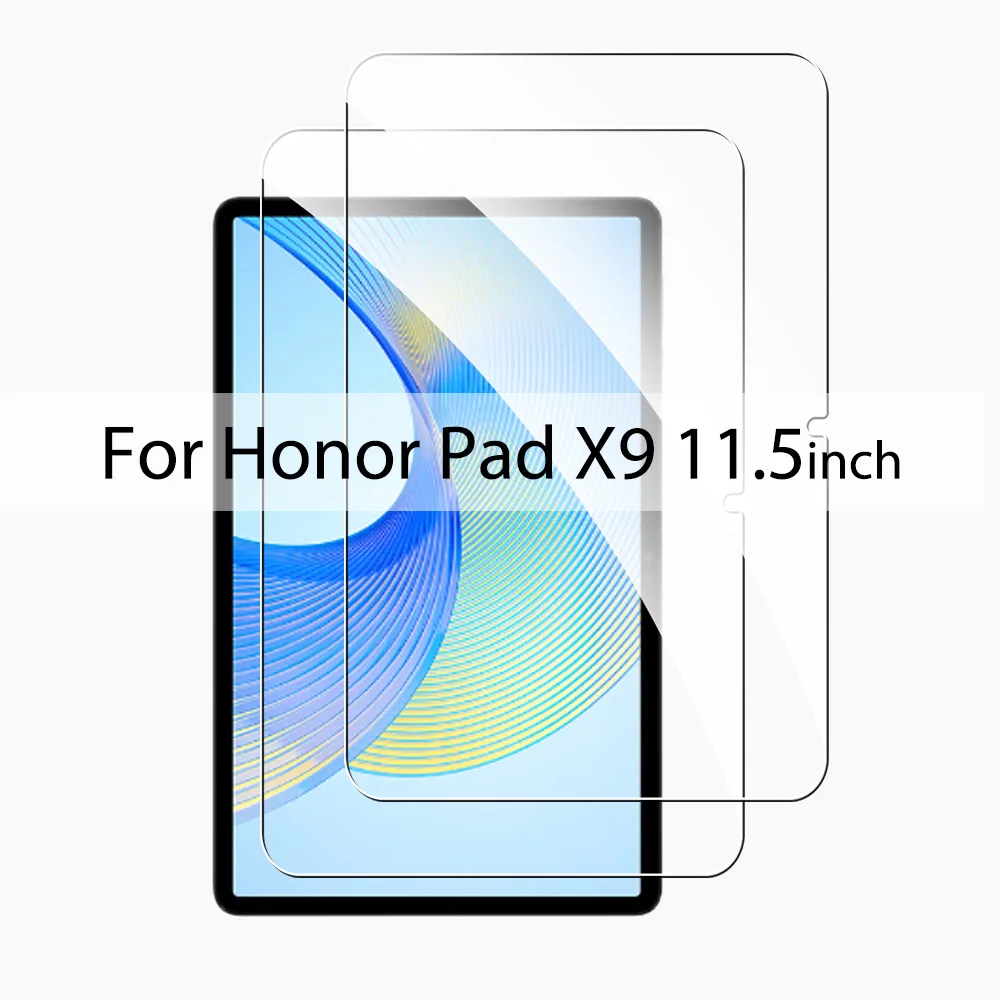 Tablette Honor Pad X9a XunyLyee Verre Trempé Pour HONOR Pad X9a 2025 (11,5 Pouces) Protection Écran Glass [2 Pièces Coque Honor Pad X8a 11 Pouces