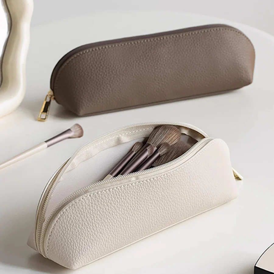 2025 New Milifengwu Simple Large Capacity Tool Pouch, High Aesthetic Ins Style Makeup Brush Holder for Girls
