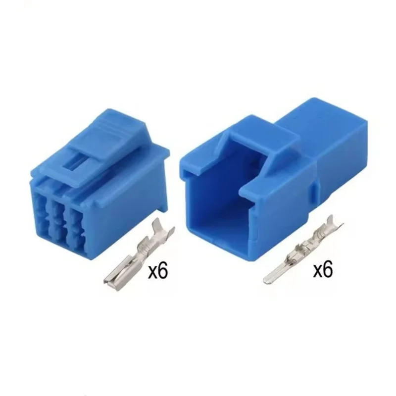 

1/5/10/20 Sets Sumitomo 6 Pin Male And Female Electrical Motorcycle Cable Harness Connector 6090-1218 6090-1149 With Terminals