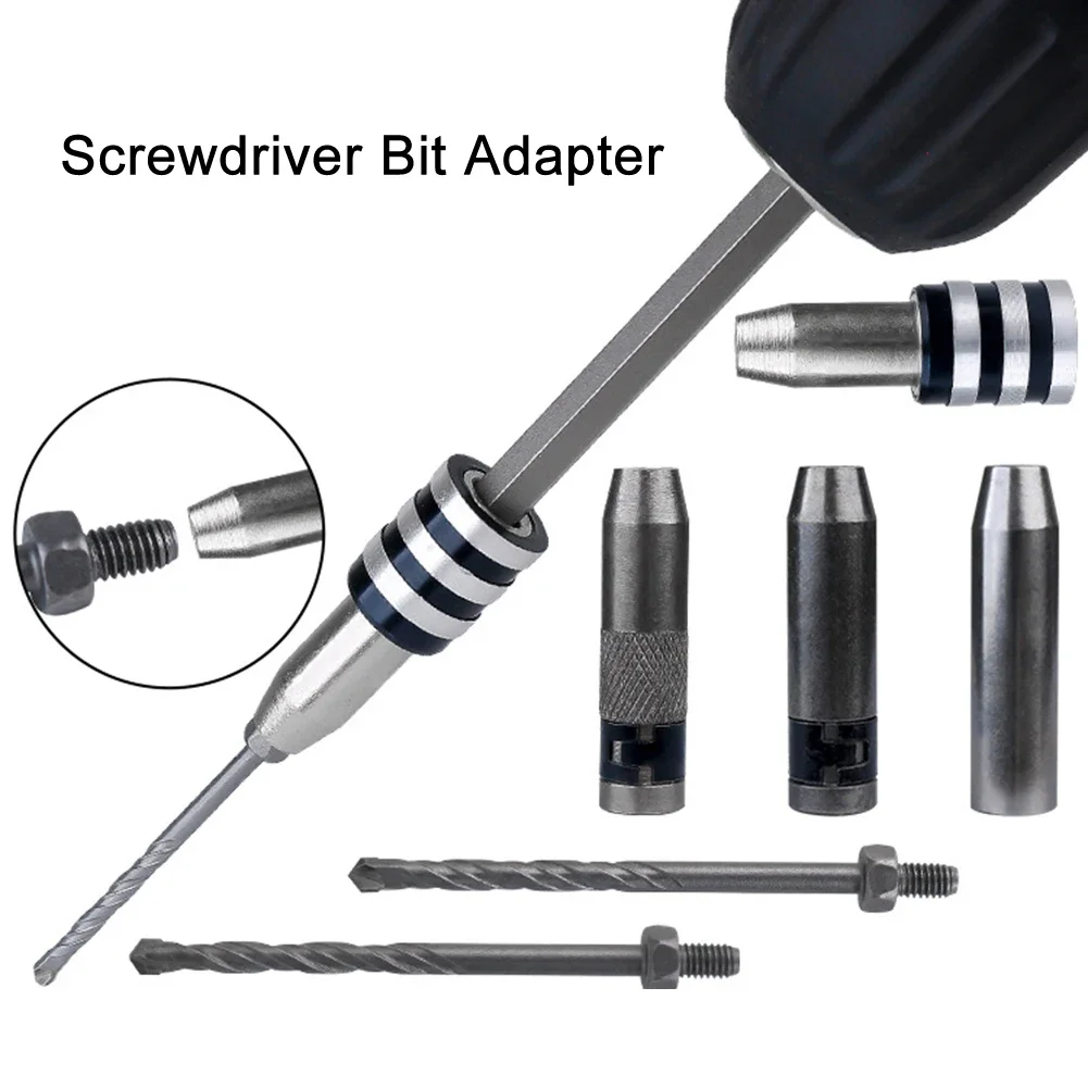 1pc Multifunctional Sleeve Drill Bit Adapter Screwdriver Extension Bar Rod For Screwdriver Bit Conversion Drill Bit Adapter
