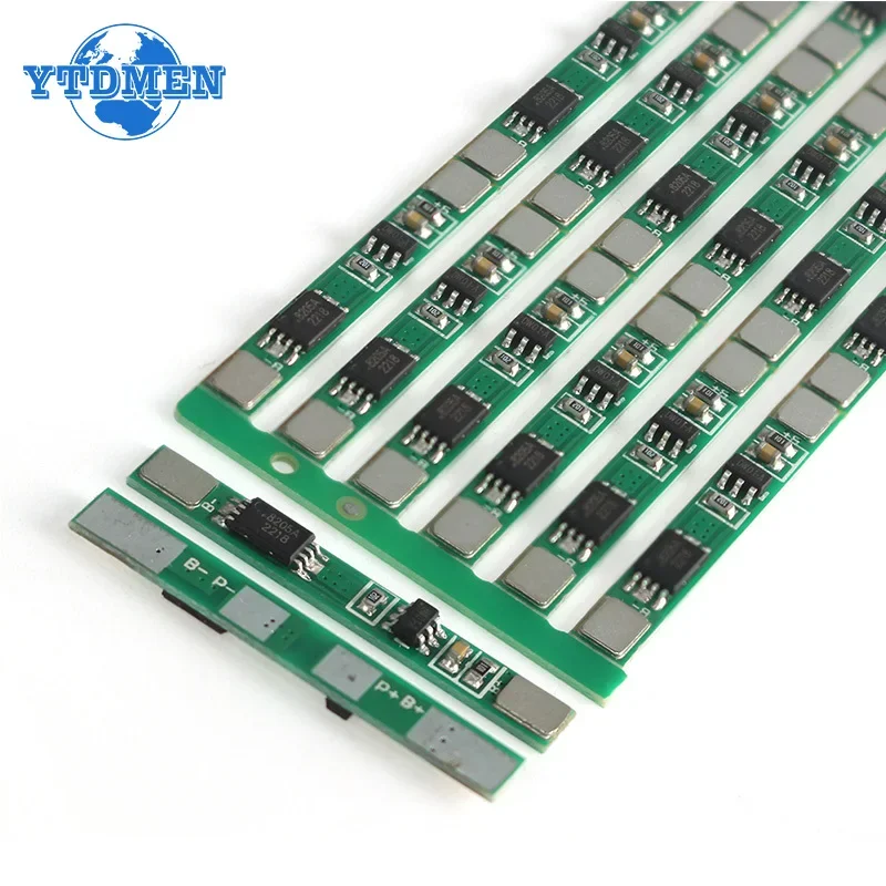 1-10PCS 1S 3.7V 3A Li-ion BMS PCM Battery Protection Board Pcm Module, for 18650 Lithium Ion Li Battery